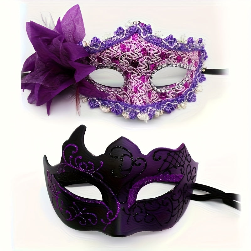 Victorian Side Flower Princess Mask