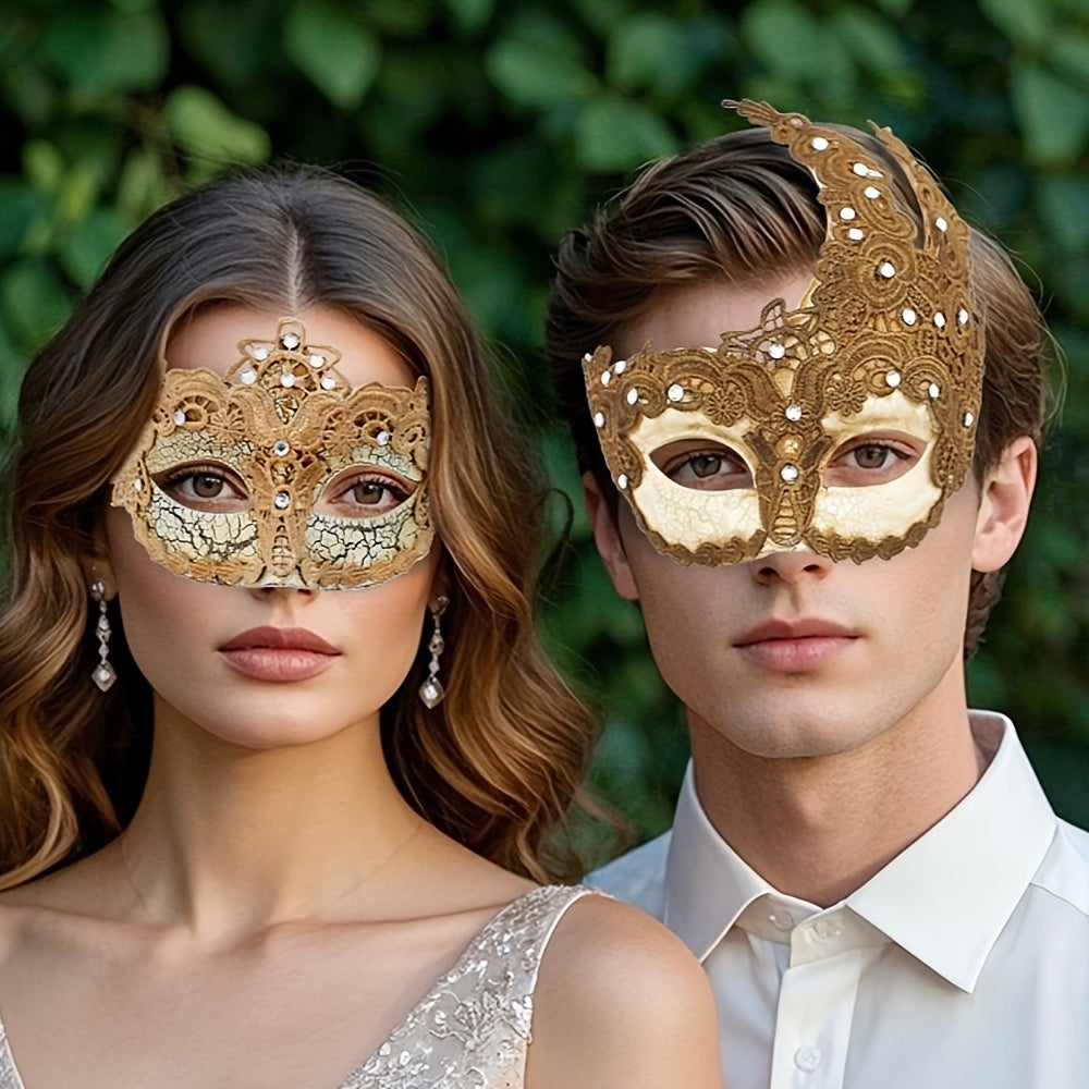 Elegant Venetian Masquerade Mask for Women