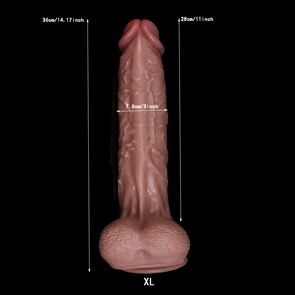 Skin-Soft Realistic Silicone Wand – S to XL