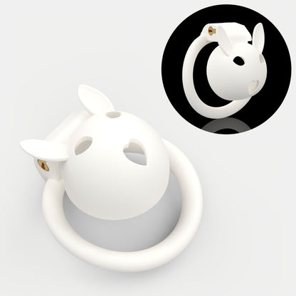 Cute Bunny Fetish Chastity Cage
