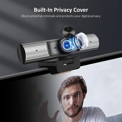 Webcam with Mic and Speakers