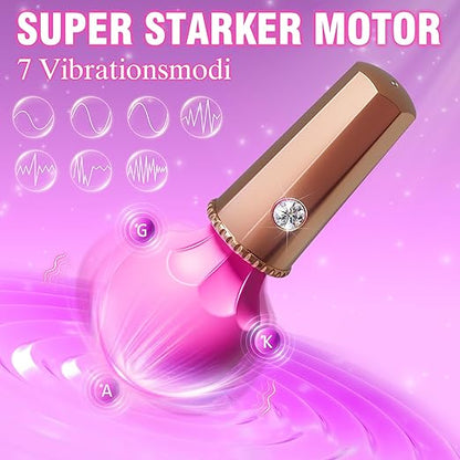 Gold & Pink Crestle Vibrator
