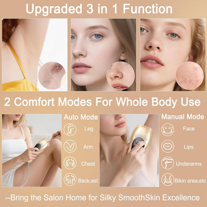 Lifetime Use IPL Hair Removal