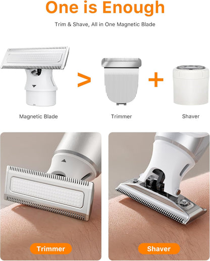 White 2-in-1 Body Groomer