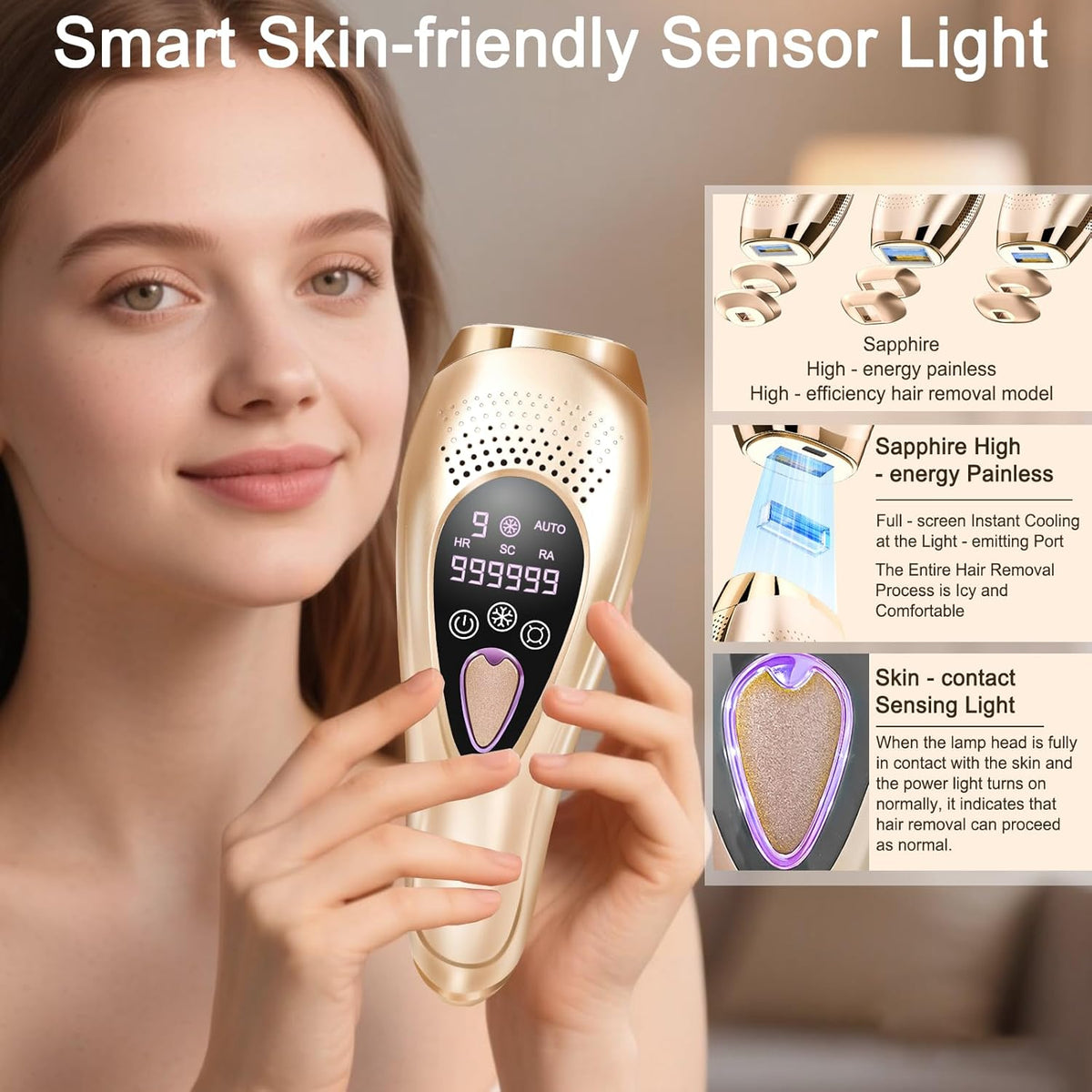 Lifetime Use IPL Hair Removal