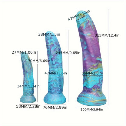 Extended Long Anal Plug Dildo — Liquid Silicone S M L