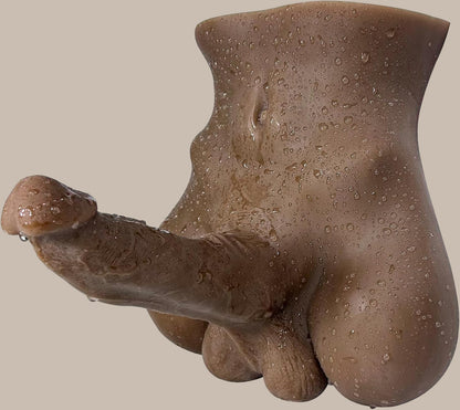 Black Dildo Torso Soft TPE Unisex