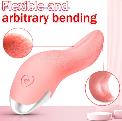 Tongue Licking Dildo Vibrator