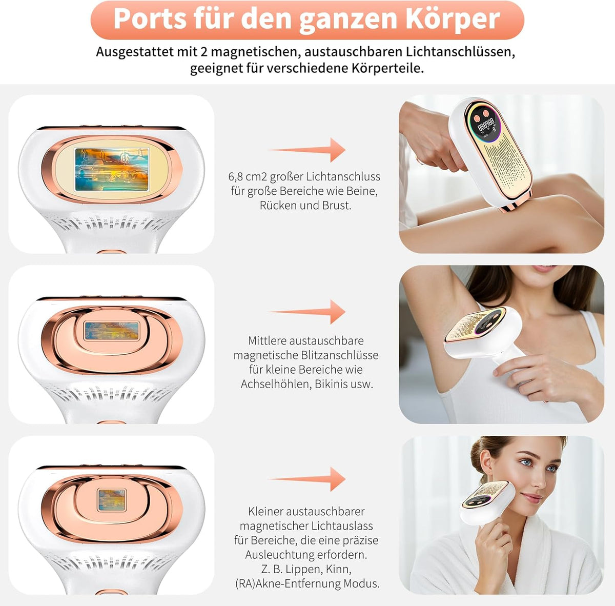 Smart IPL Laser Hair Removal