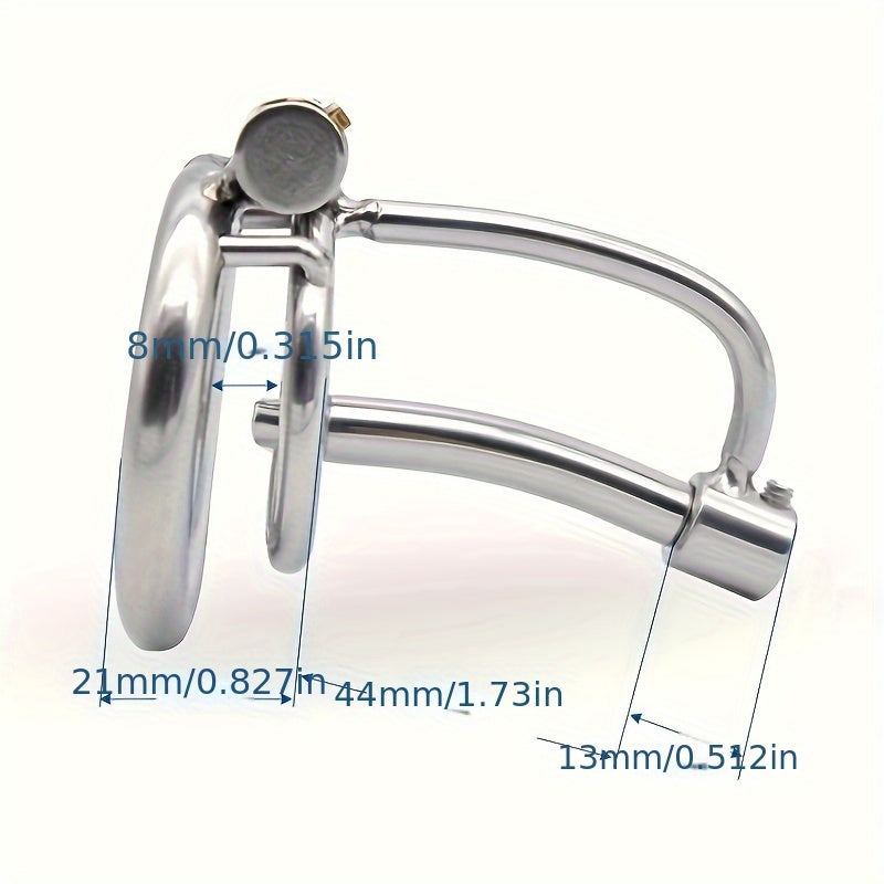 Rooster Cage with Urethral Catheter