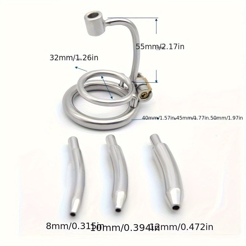Rooster Cage with Urethral Catheter