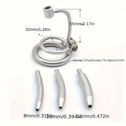 Rooster Cage with Urethral Catheter