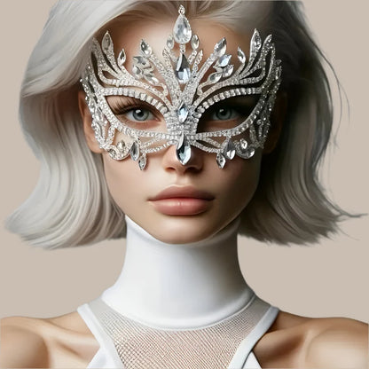 High Quality Rhinestones Mask