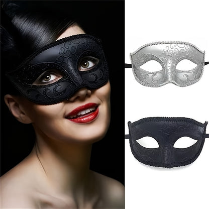 Hand-Painted Angel Half-Face Party Mask