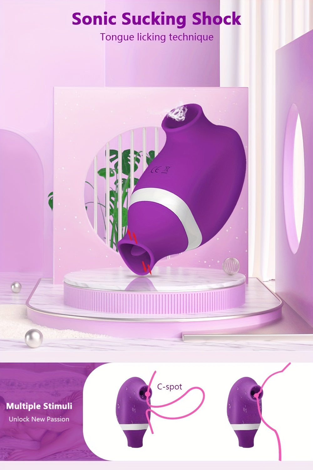 Double Stimulation Nipple Vibrator