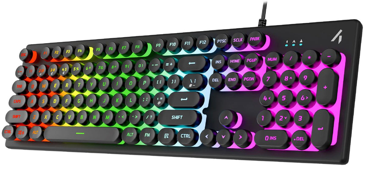 Mechanical-Style Wired Keyboard