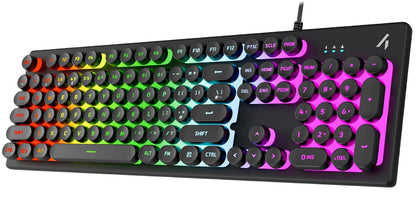 Mechanical-Style Wired Keyboard