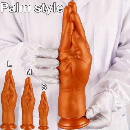 Realistic Hand-Shaped Dildo — Soft Liquid Silicone Fisting
