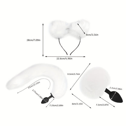 Cosplay Fantasy Tail & Ear Accessory Set