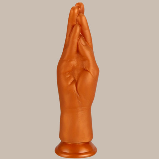 Realistic Hand-Shaped Dildo — Soft Liquid Silicone Fisting