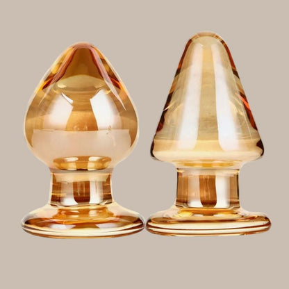 Sleek Glass Plug For Stimulation
