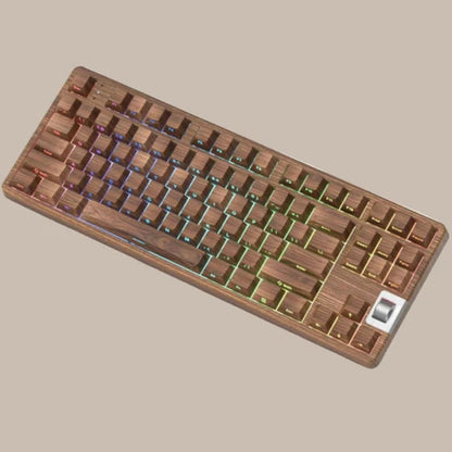 Wood Grain Mechanical Keyboard