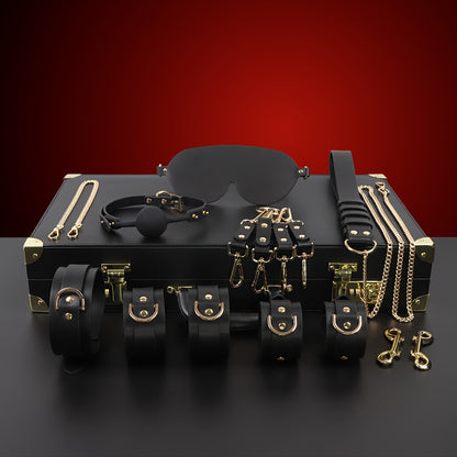 Full Restraint Cowhide Leather Cuff Set