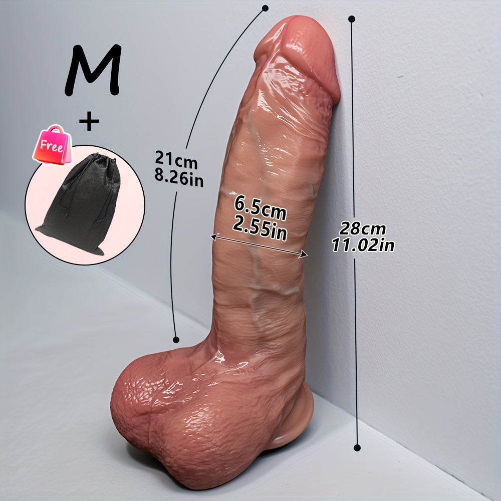 30 cm Thick Curved Silicone Wand with Storage Bag