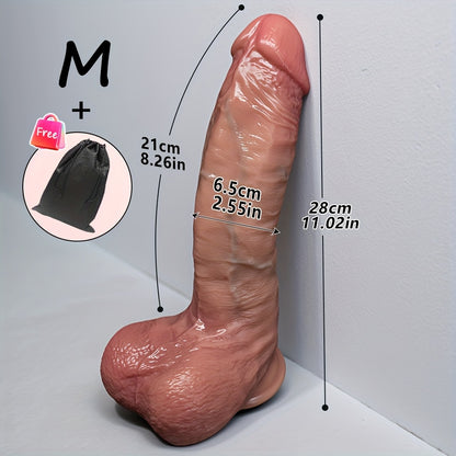 30 cm Thick Curved Silicone Wand with Storage Bag