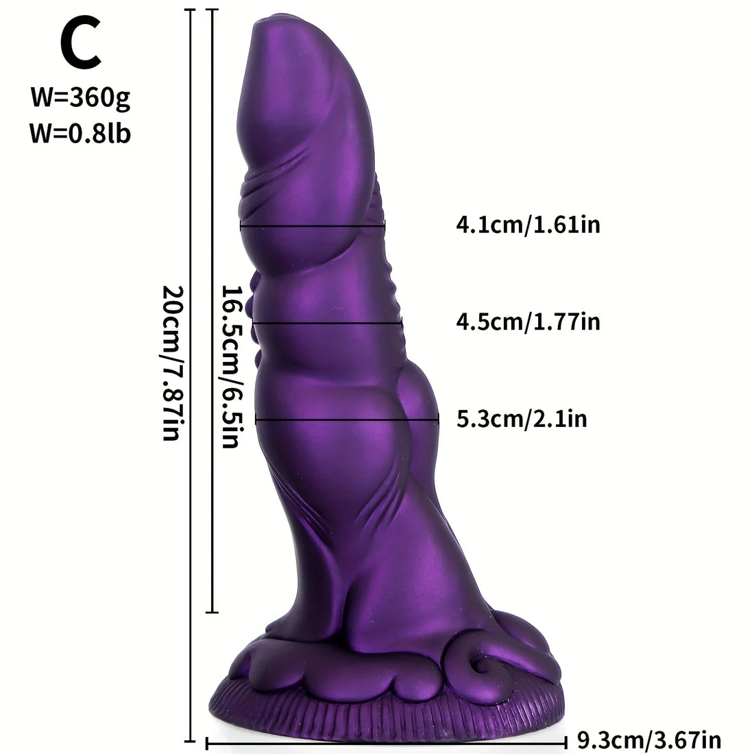 23.5cm Monster Fantasy Dildo