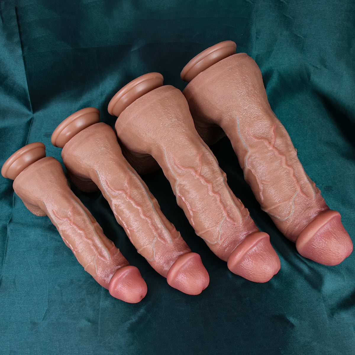 Realistic Soft Silicone Wand with Suction Base – S to XL
