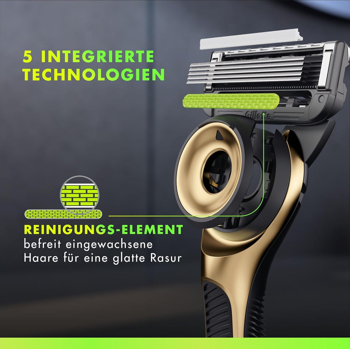Gold Razor Gillette