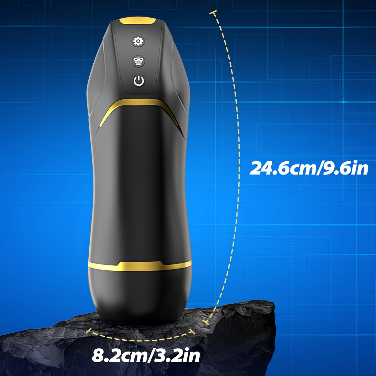 Automatic Male Stroker Cup — 10 Vibration 5 Suction Modes