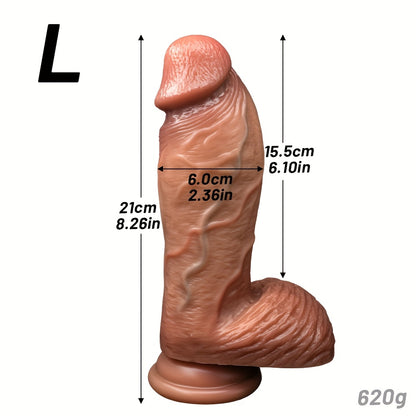 Multi-Size Thick Silicone Wand – S to XL