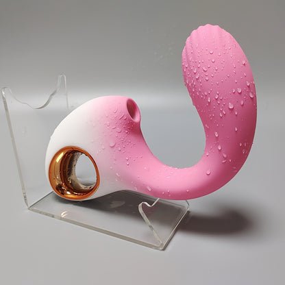 Silicone Clit Suction Vibrator — 10-Speed USB Rechargeable
