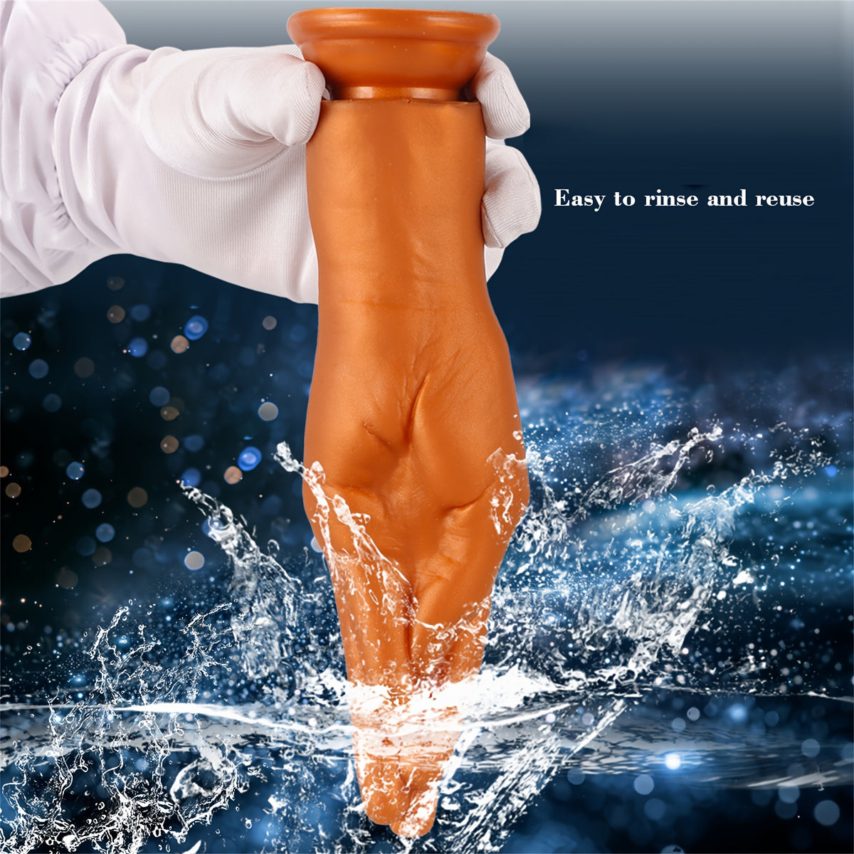 Realistic Hand-Shaped Dildo — Soft Liquid Silicone Fisting