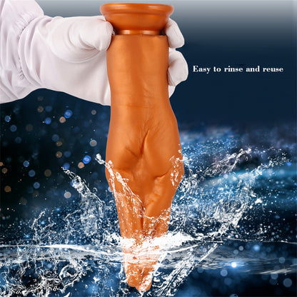 Realistic Hand-Shaped Dildo — Soft Liquid Silicone Fisting