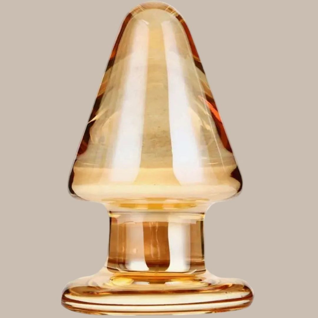 Sleek Glass Plug For Stimulation