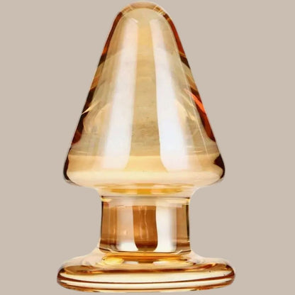 Sleek Glass Plug For Stimulation
