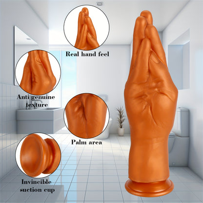 Realistic Hand-Shaped Dildo — Soft Liquid Silicone Fisting