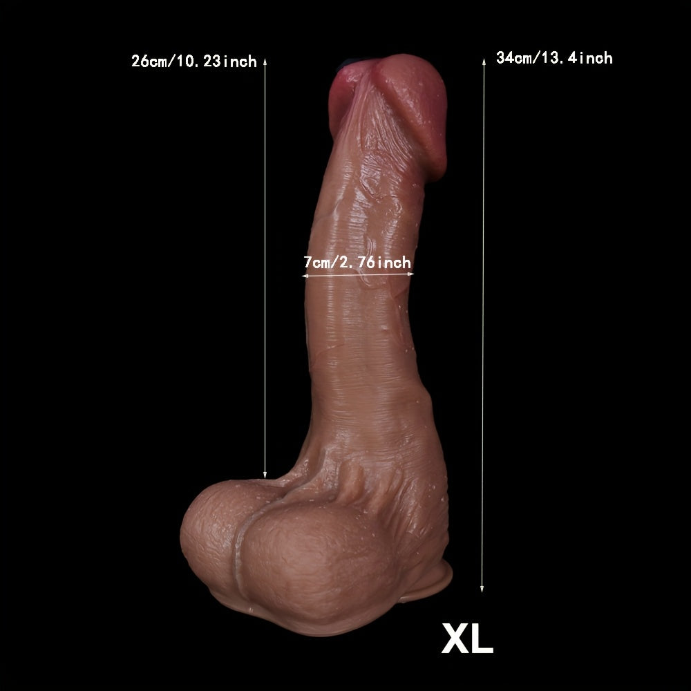 Lifelike Silicone Wand – 4 Sizes, Natural Tone