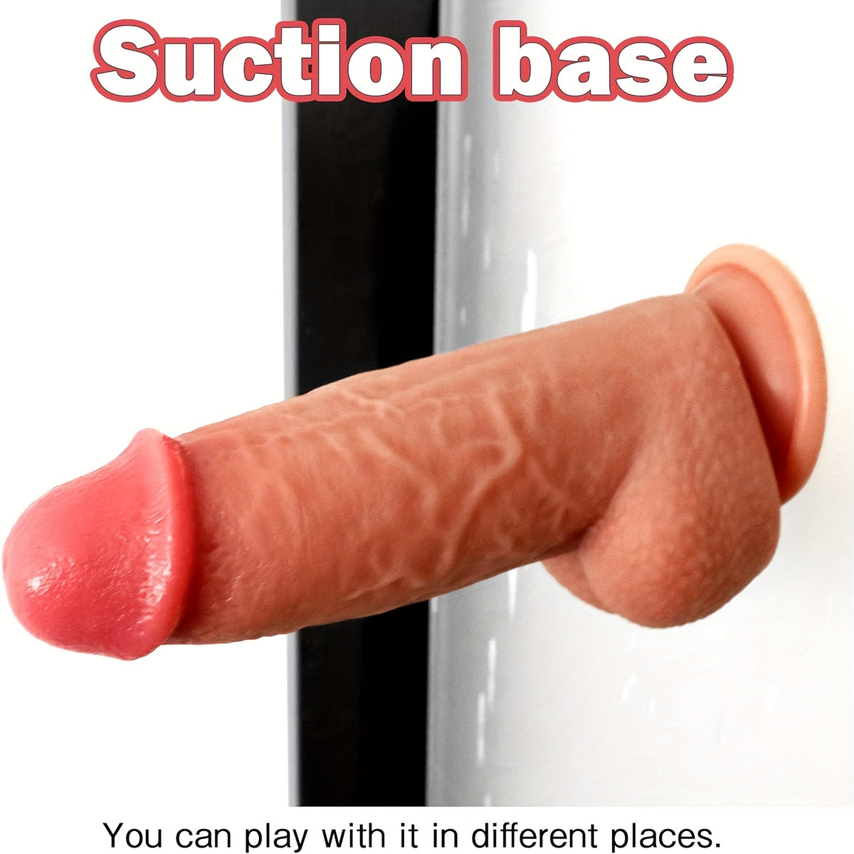 XXL Wide-Girth Silicone Wand with Suction Base