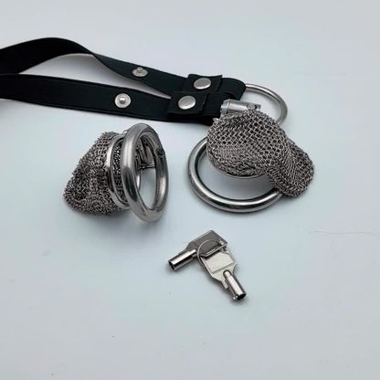 Luxury Mesh Metal Chastity