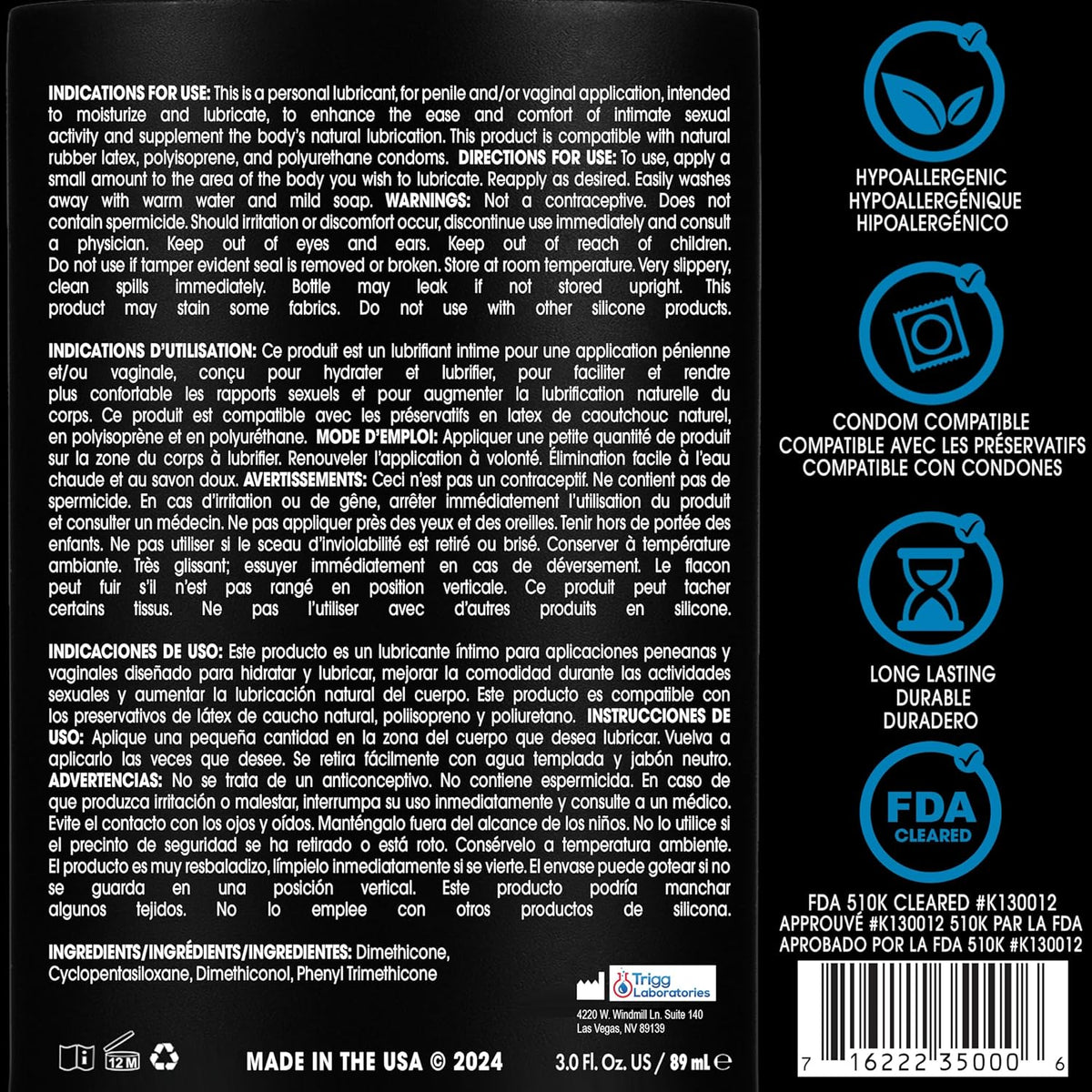 Premium Anal Gel – Wet Uranus Silicone Lube 9 fl oz