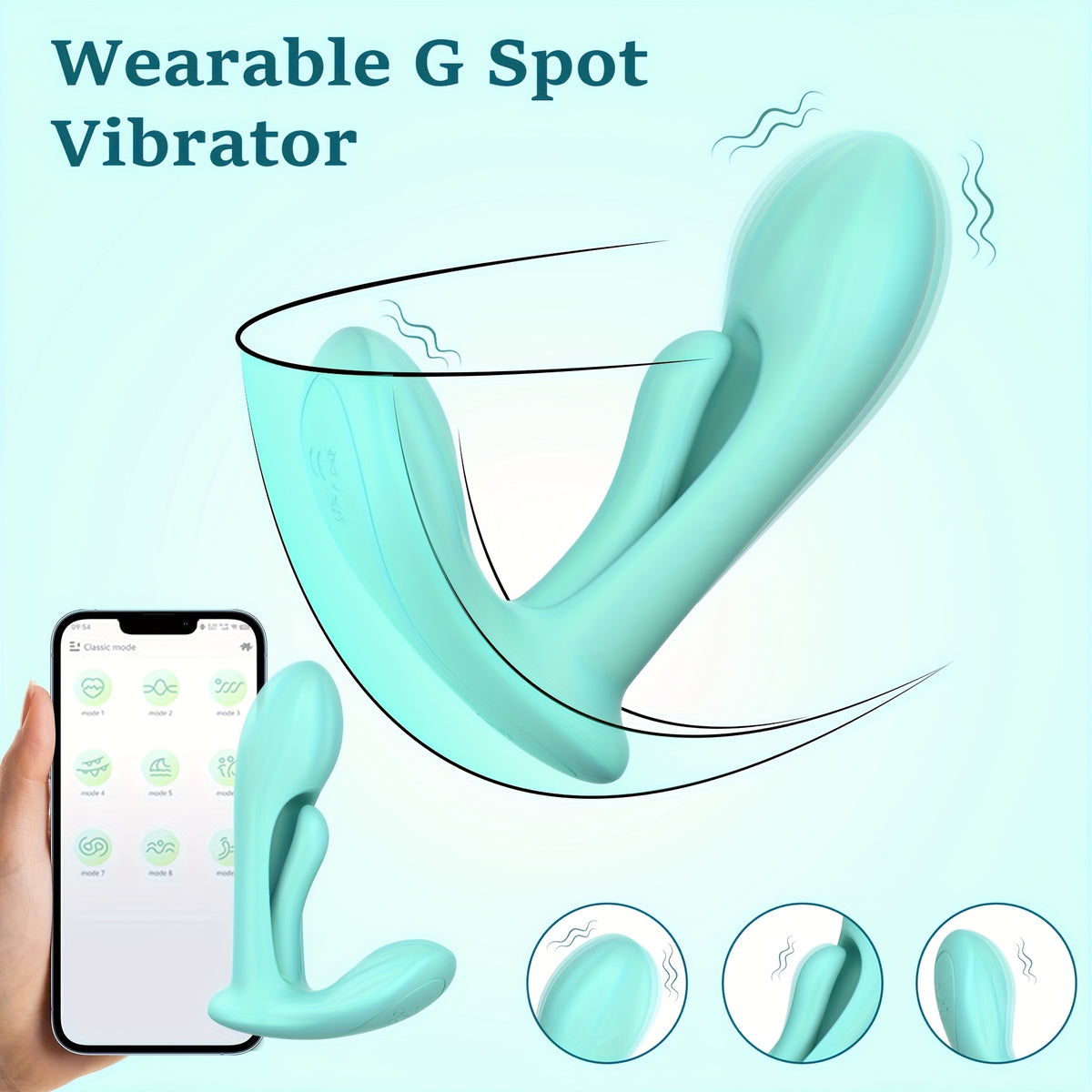 3-in-1 Rabbit Vibrator with App Control