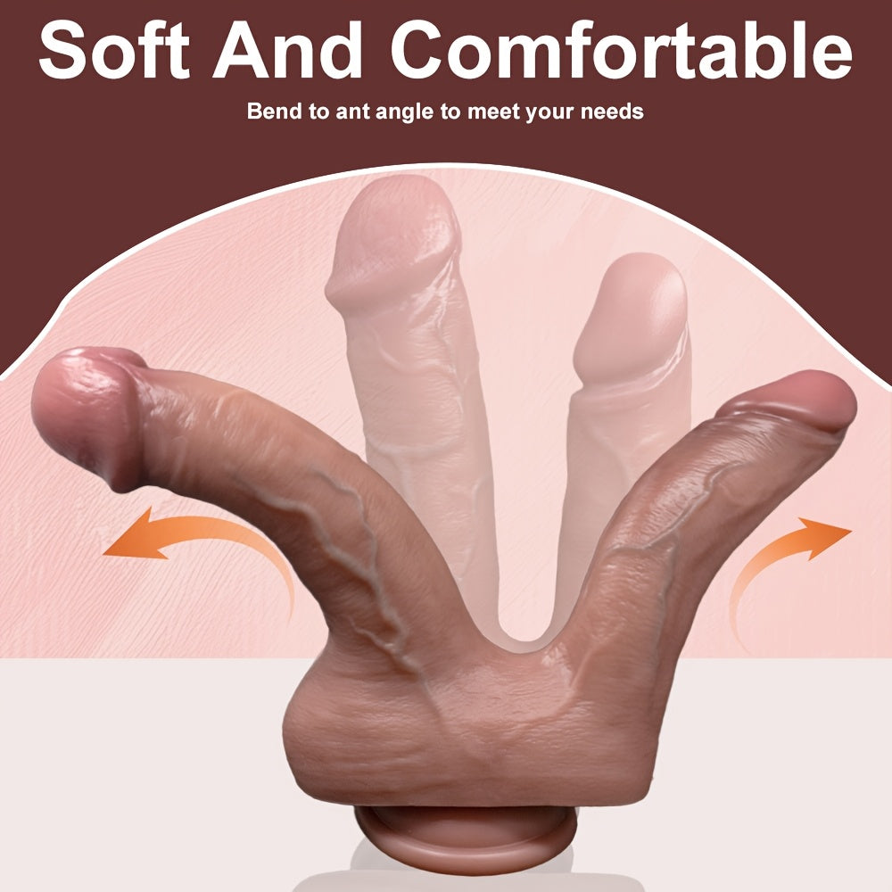 Double-Ended Non-Porous Liquid Silicone Wand
