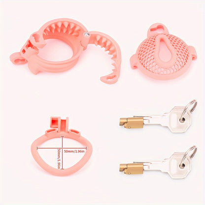 High-Design Resin Chastity Cage