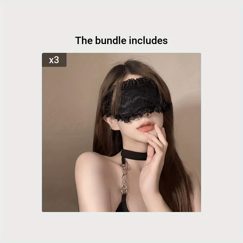 French Maid Lace Eye Mask | Soft Blindfold