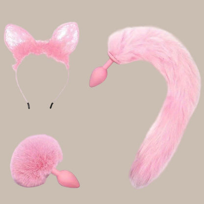 Cosplay Fantasy Tail & Ear Accessory Set