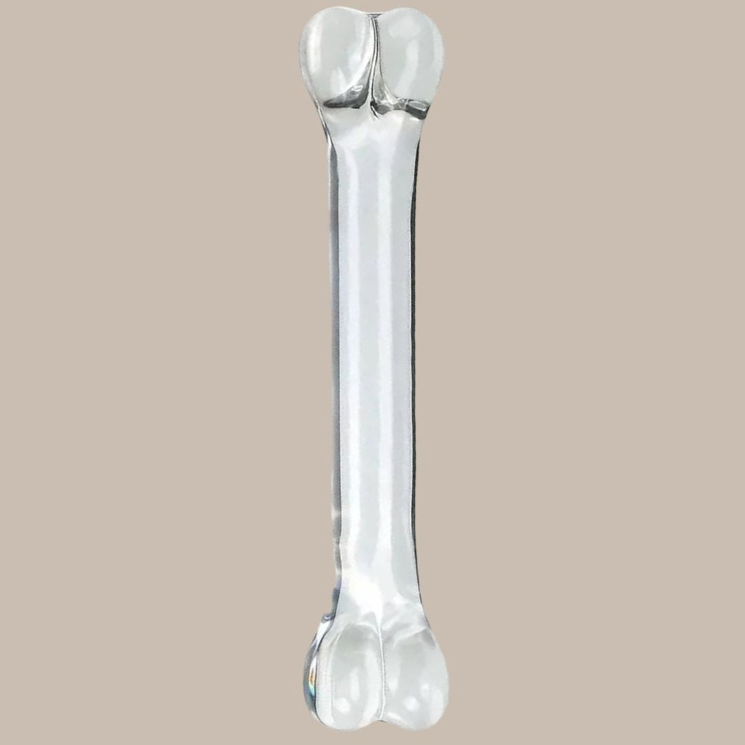 Double headed Glass Dildo Fake Penis Crystal Anal Beads Butt Plug Prostate Massager G Spot Female Masturbation Anus Sex Toys 18+